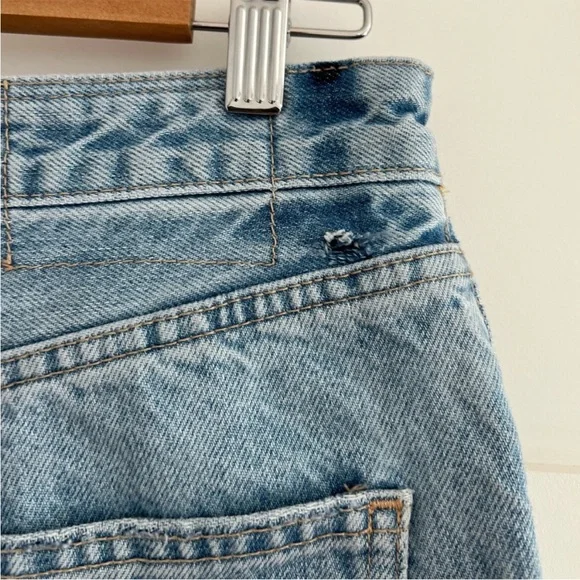 Zara TRF Ripped wide leg jeans size 6 - Picture 8 of 13